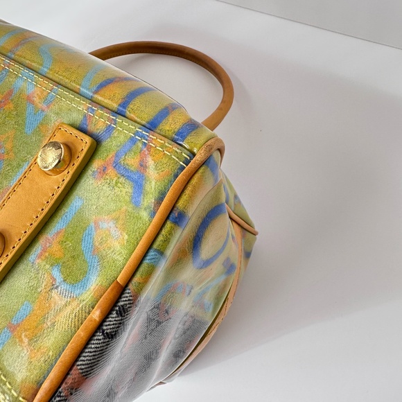 Louis Vuitton Limited Edition Richard Prince Jaune Defile Weekender PM Pulp Bag - Picture 10 of 16